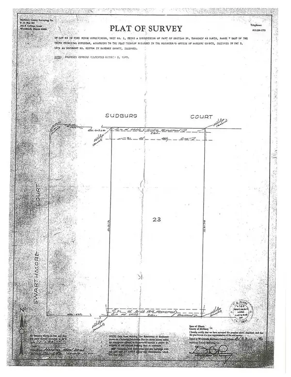 Lot 23 Sudburg Court, Bull Valley, IL 60098