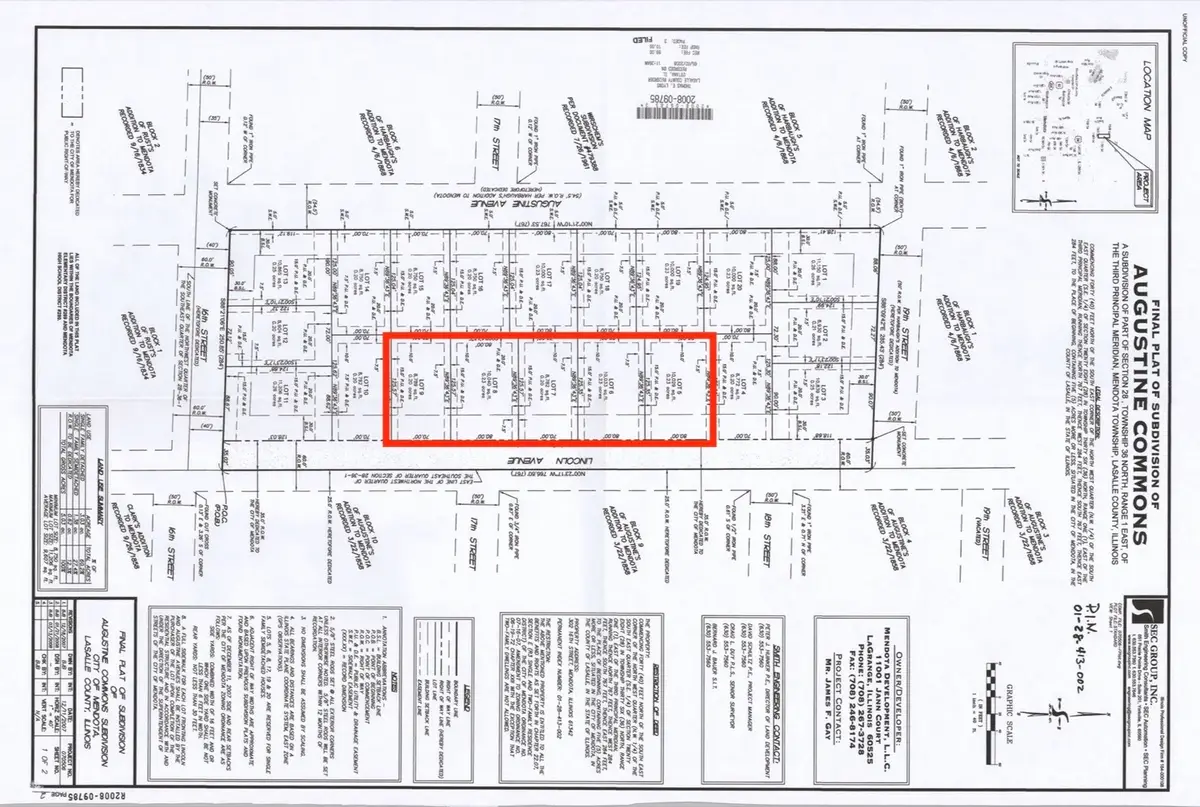 Lots 5-9 Lincoln Avenue, Mendota, IL 61342 - #1