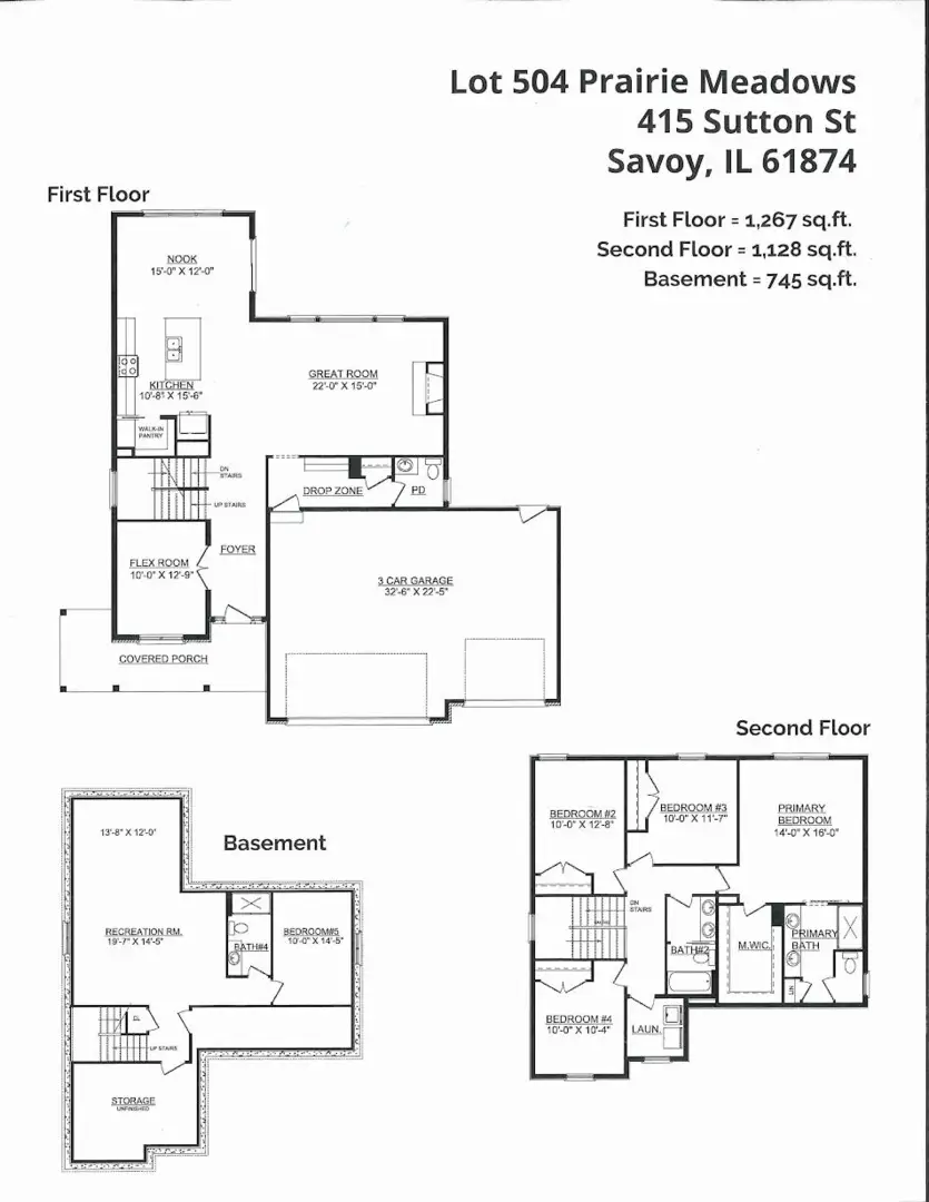 415 Sutton Street, Savoy, IL 61874 - #2