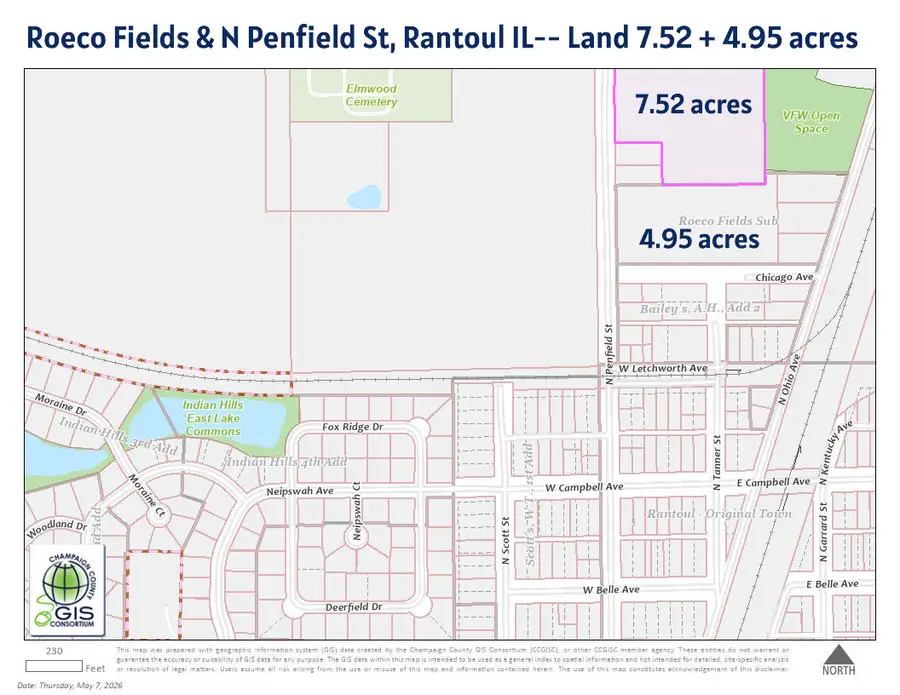 640 Penfield Street N, Rantoul, IL 61866 - #2