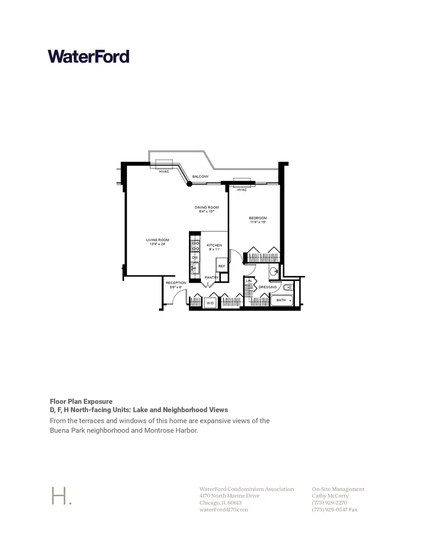 4170 N Marine Drive #12H, Chicago, IL 60613 - #2
