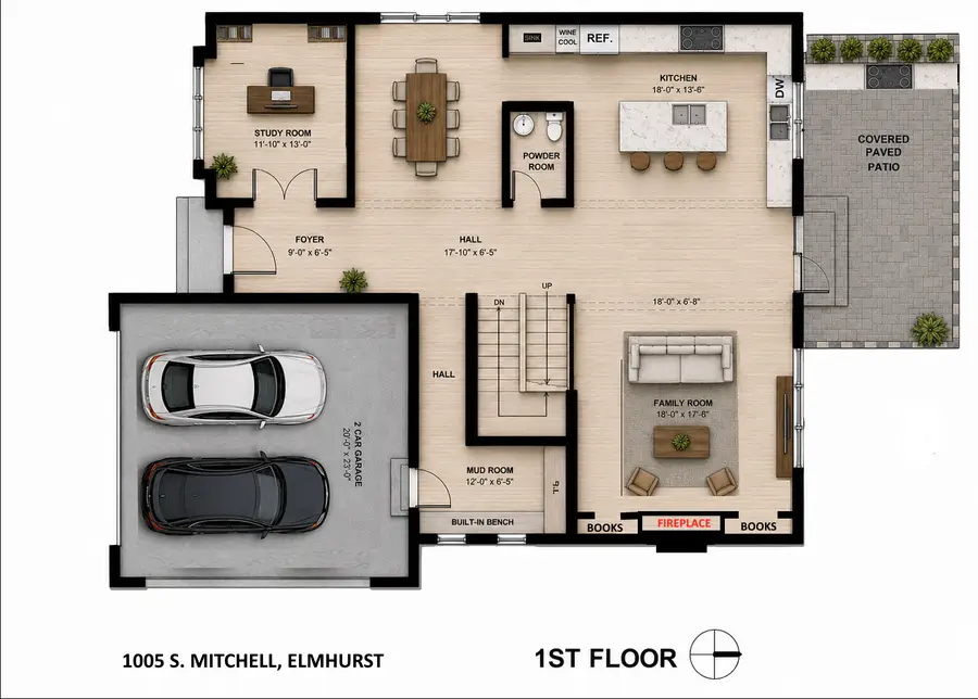 1005 S Mitchell Avenue, Elmhurst, IL 60126 - #2
