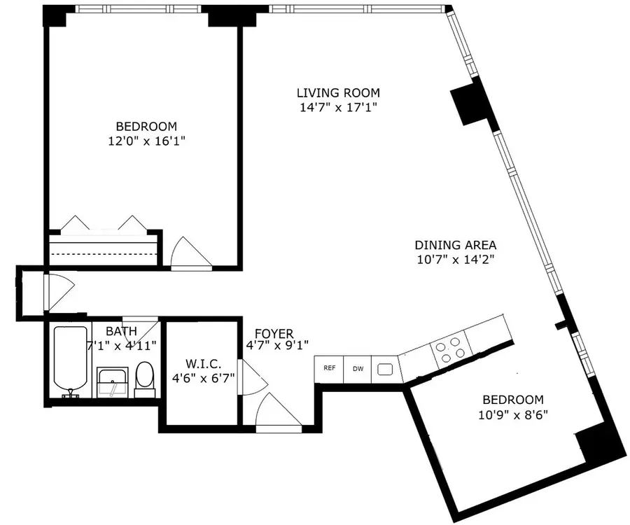 3100 N Lake Shore Drive #1408, Chicago, IL 60657 - #2