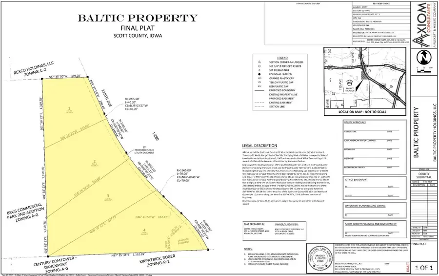 Lot 1-4 Baltic 118th Avenue, Davenport, IA 52804 - Image #2