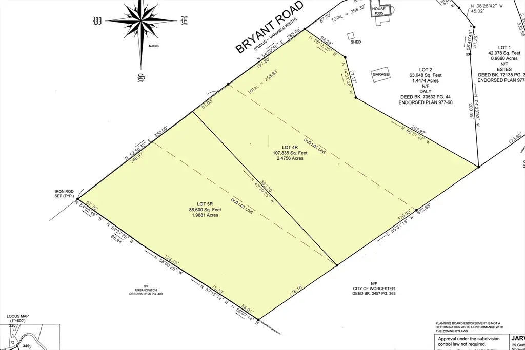 Lots 4R/5R Bryant Road, Jefferson, MA 01522 - #1