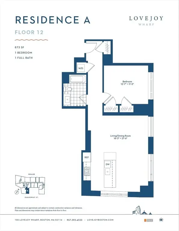 100 Lovejoy Wharf #12A, Boston, MA 02114 - #2