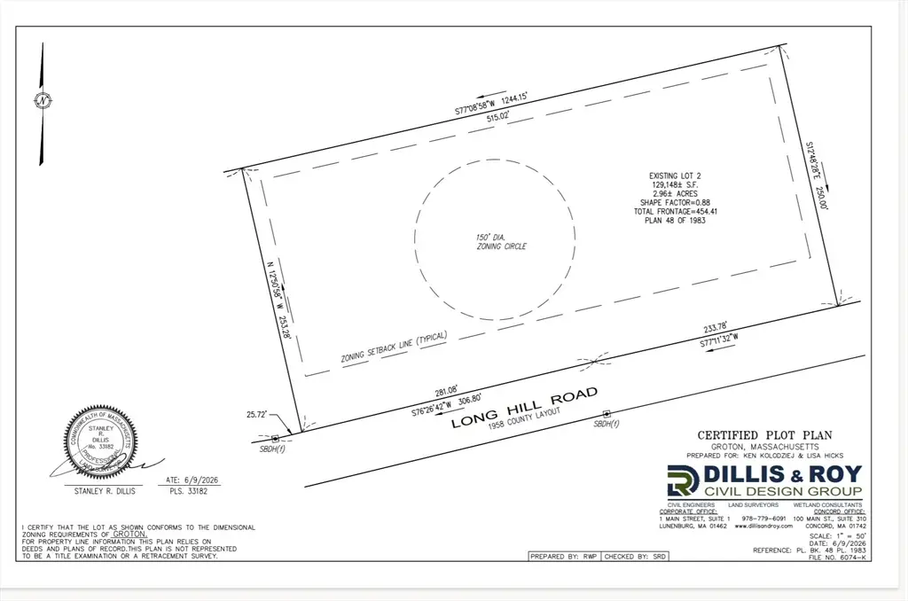 Lot 2 Long Hill Road, Groton, MA 01450 - #1