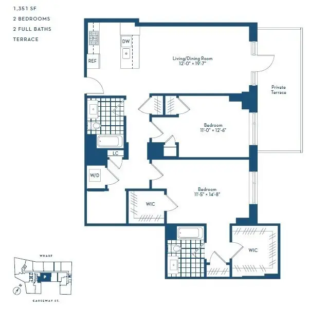 100 Lovejoy Wharf #3-P, Boston, MA 02114 - #2