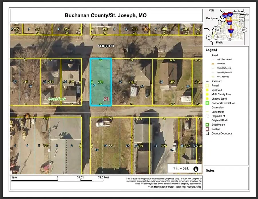 1718 Center Street, Saint Joseph, MO 64503 - #2