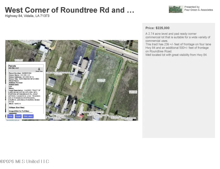 Highway 84, Vidalia, MS 71373 - #2