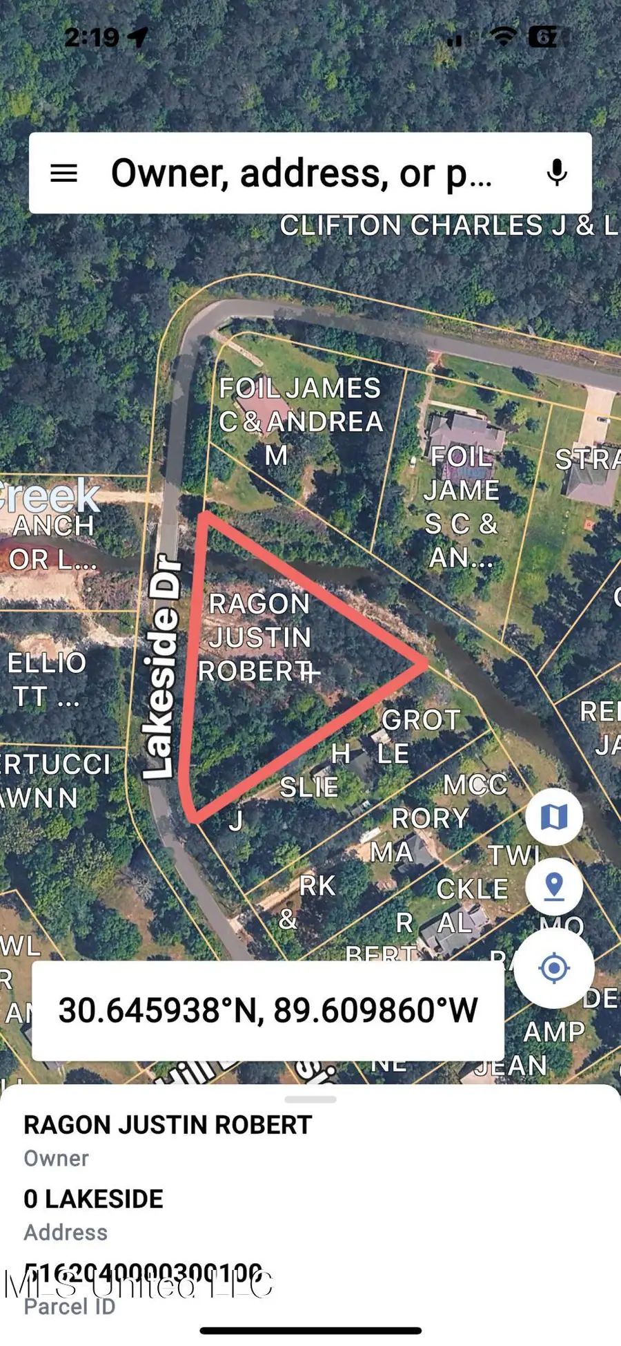 0 Lakeside Drive, Carriere, MS 39426 - Image #2