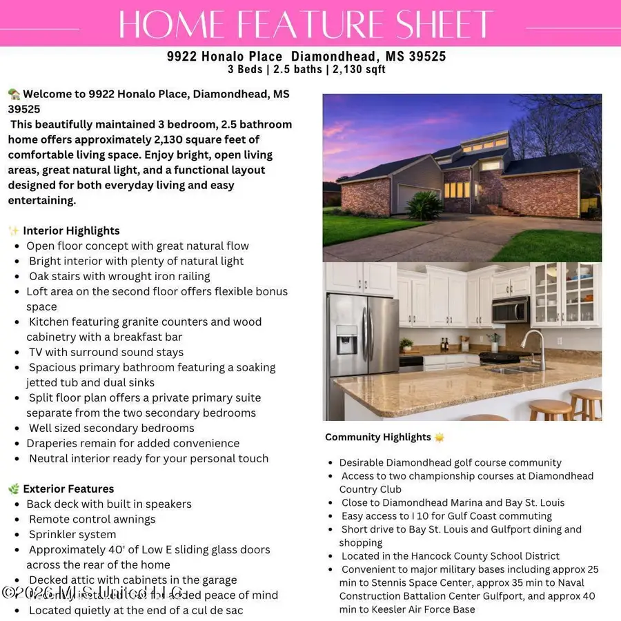 9922 Honalo Place, Diamondhead, MS 39525 - #2