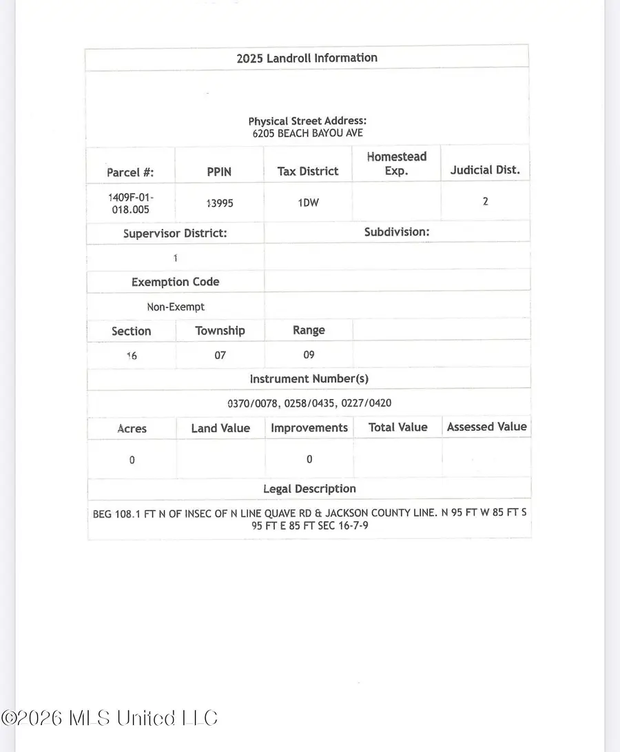 6205 Beach Bayou Avenue, Biloxi, MS 39532 - #3