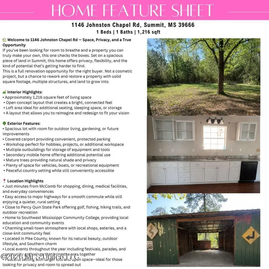 1146 Johnston Chapel Road, Summit, MS 39666 - #2