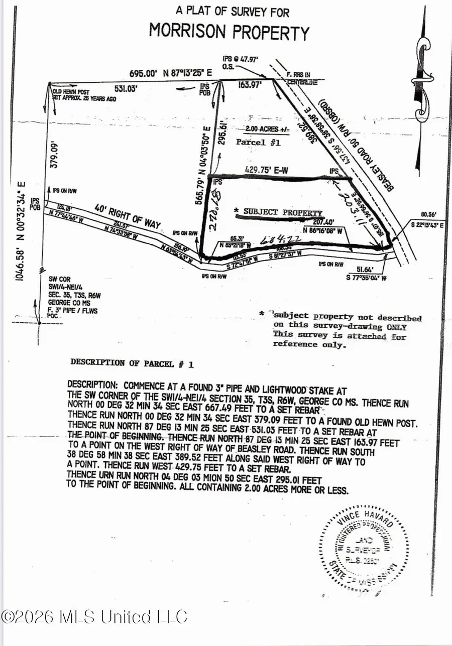 2.88ac Morrison Drive, Lucedale, MS 39452 - #2