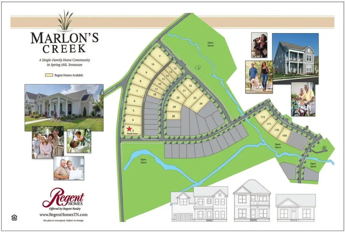 1824 Flatwaters St, Spring Hill, TN 37174 - #1