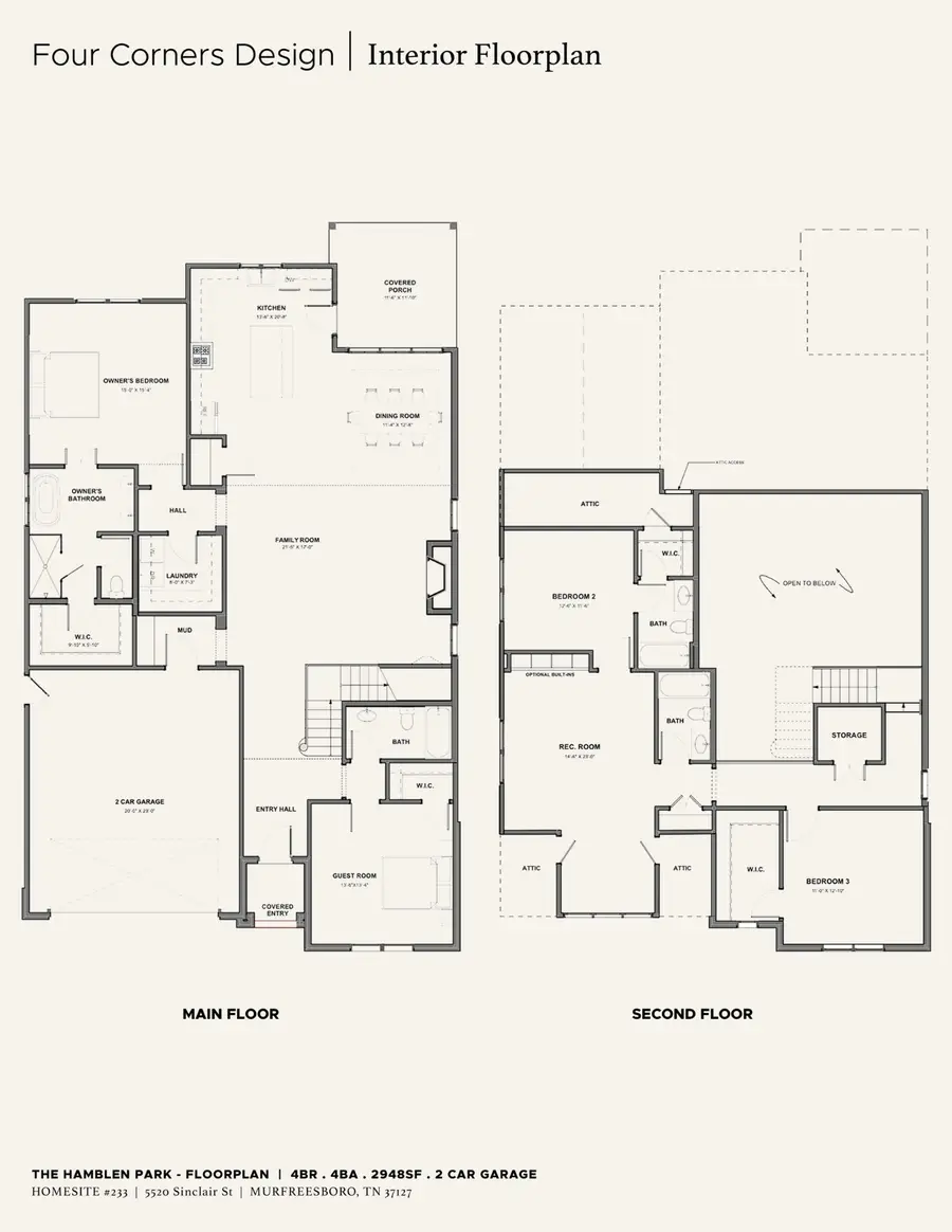 5520 Sinclair St, Murfreesboro, TN 37127 - #3