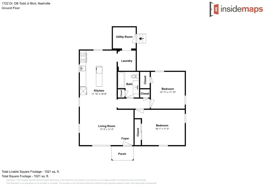 1722 Dr D B Todd Jr Blvd, Nashville, TN 37208 - #3