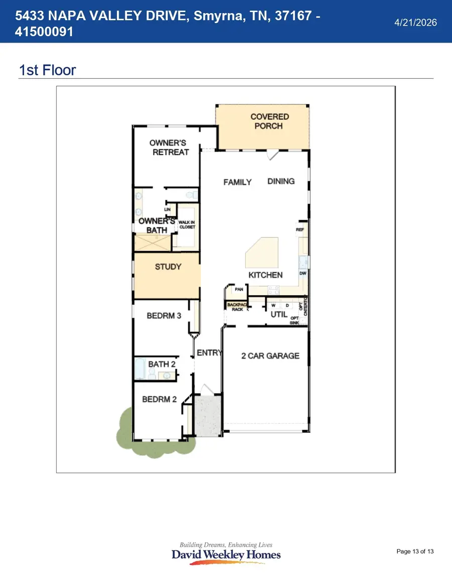 5433 Napa Valley Dr, Smyrna, TN 37167 - #2