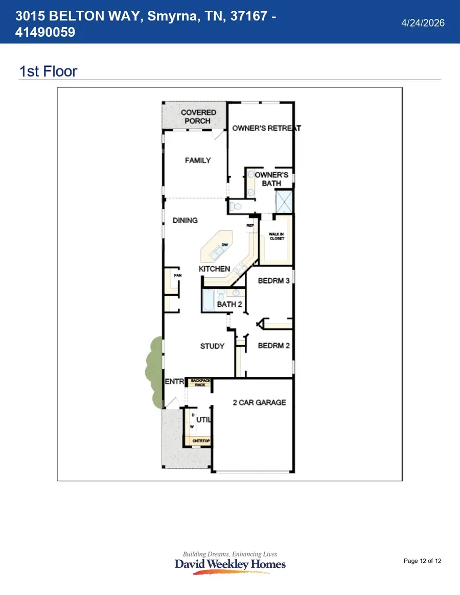 3015 Belton Way, Smyrna, TN 37167 - #3