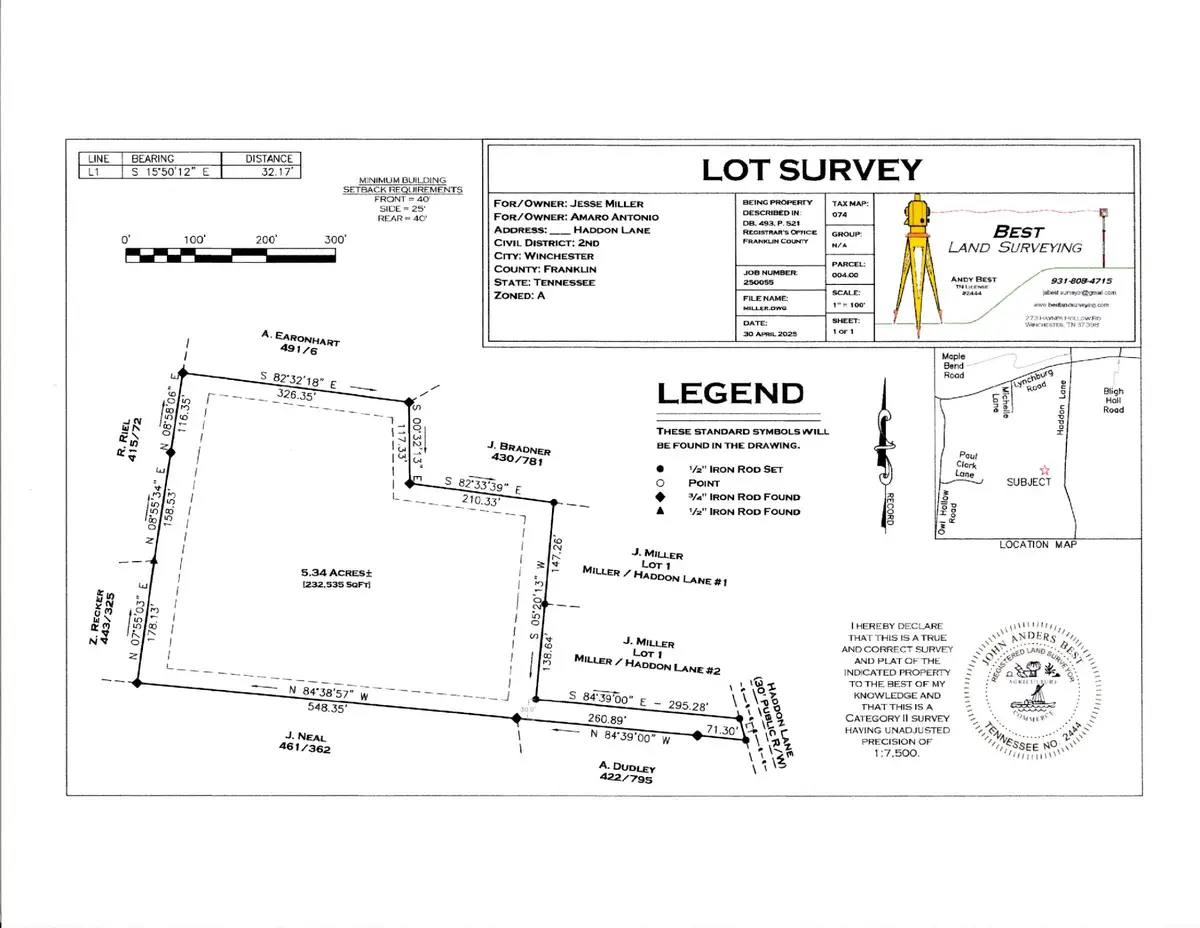 0 Haddon Lane, Winchester, TN 37398 - #1