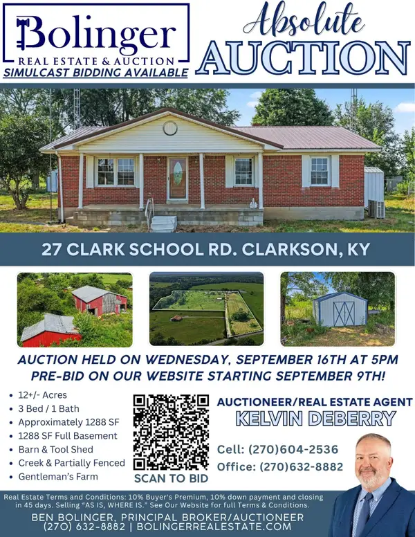 27 Clark School Rd, Clarkson, KY 42726