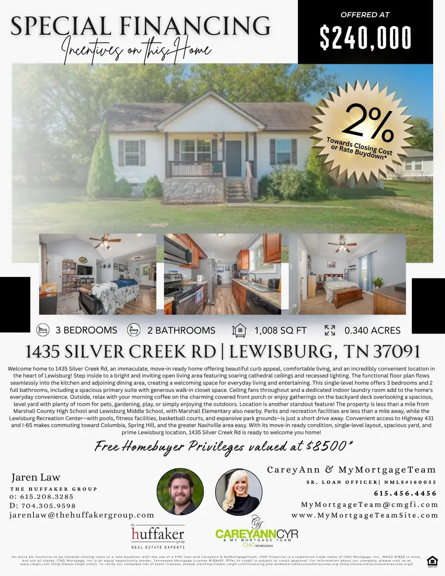 1435 Silver Creek Rd, Lewisburg, TN 37091 - #3