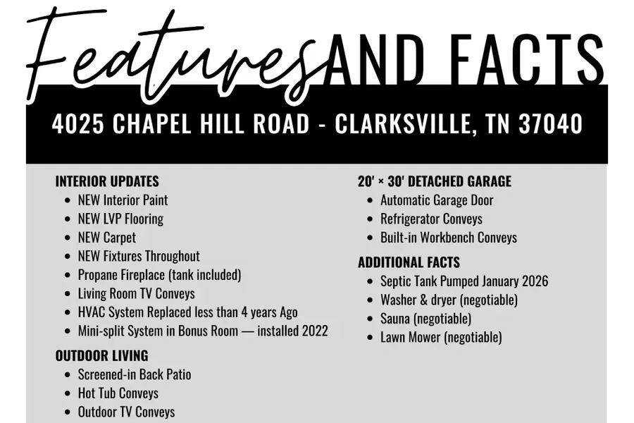 4025 Chapel Hill Road, Clarksville, TN 37040 - #2