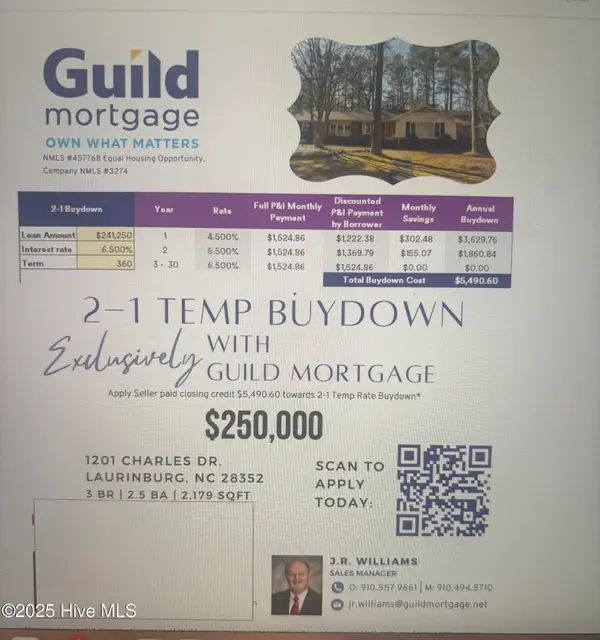 1201 Charles Drive, Laurinburg, NC 28352