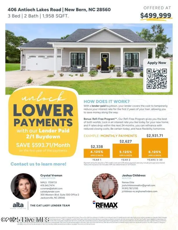 406 Antioch Lakes Road, New Bern, NC 28560 - Image #2