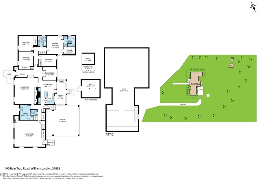 1490 Bear Trap Road, Williamston, NC 27892 - Image #2