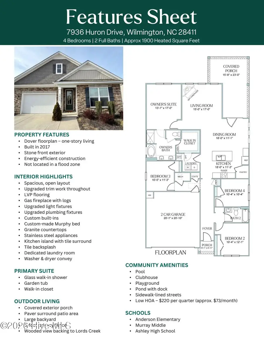 7936 Huron Drive, Wilmington, NC 28412 - #2