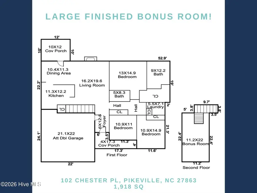 102 Chester Place, Pikeville, NC 27863 - #2