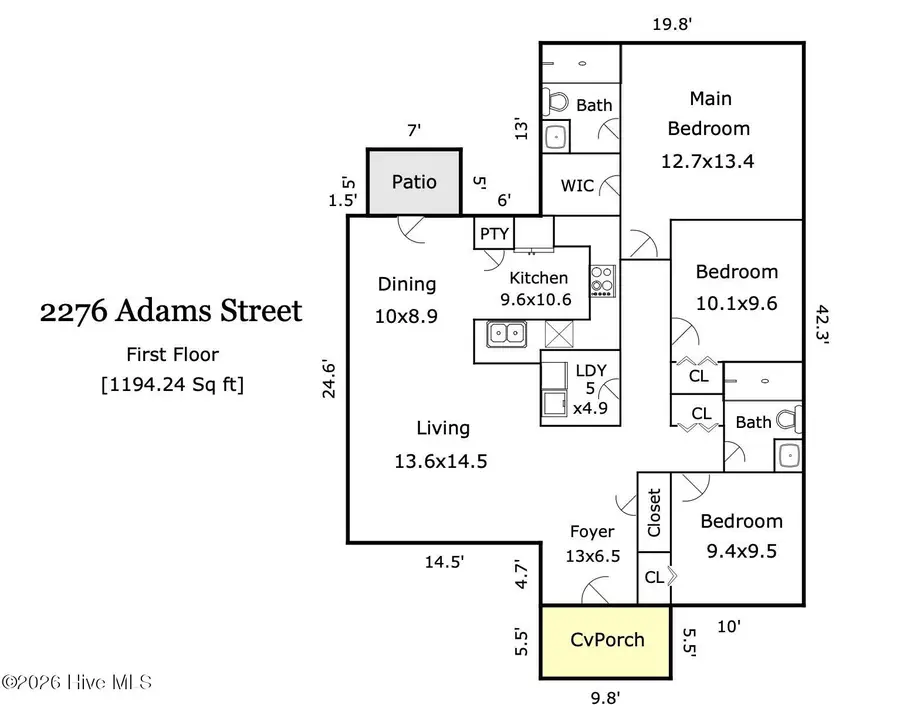 2276 Adams Street, Wilmington, NC 28401 - #2