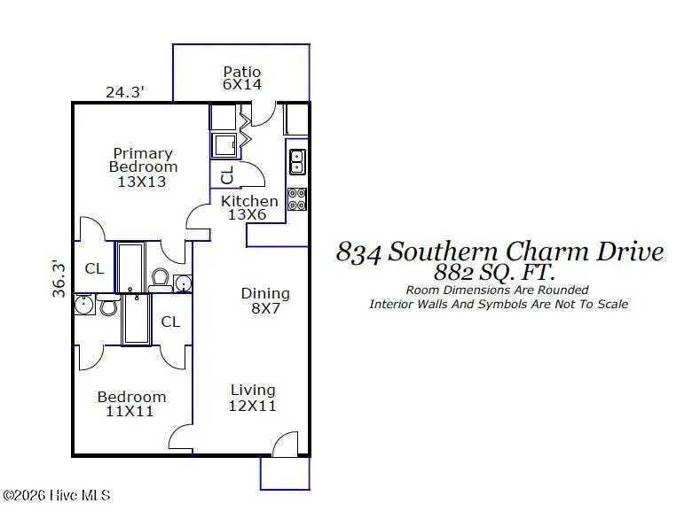 834 Southern Charm Drive, Wilmington, NC 28412 - #2