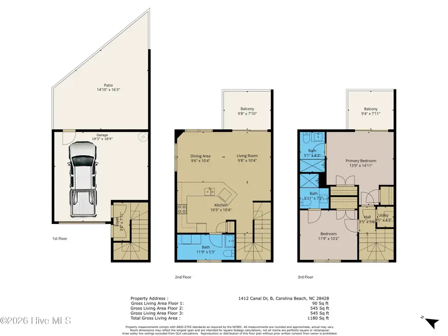 1412 Canal Drive #B, Carolina Beach, NC 28428 - #3
