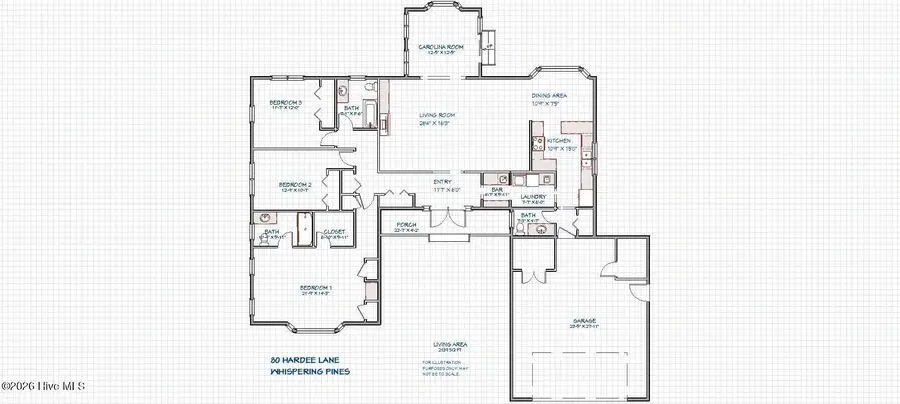 80 Hardee Lane, Whispering Pines, NC 28327 - #2