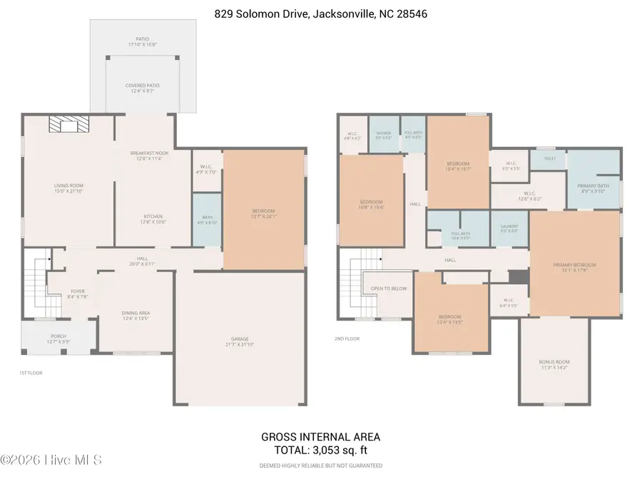 829 Solomon Drive, Jacksonville, NC 28546 - #2