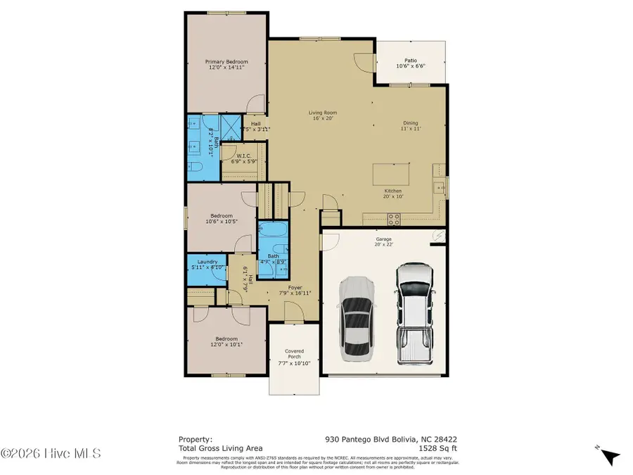 2573 Provence Drive Se, Bolivia, NC 28422 - #2