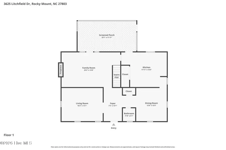 3625 Litchfield Drive, Rocky Mount, NC 27803 - #3