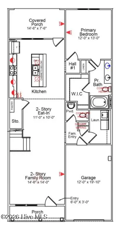 1238 Corolla Drive, Castle Hayne, NC 28429 - #3