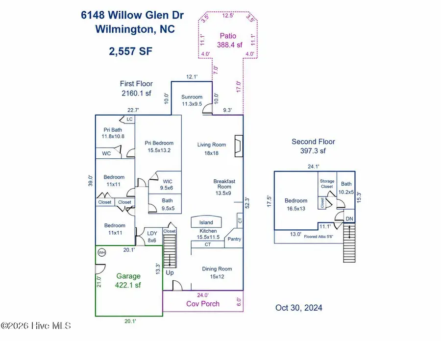 6148 Willow Glen Drive, Wilmington, NC 28412 - #2