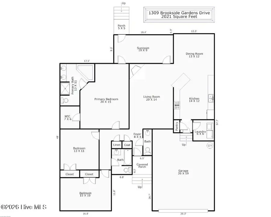 1309 Brookside Gardens Drive, Wilmington, NC 28411 - #2
