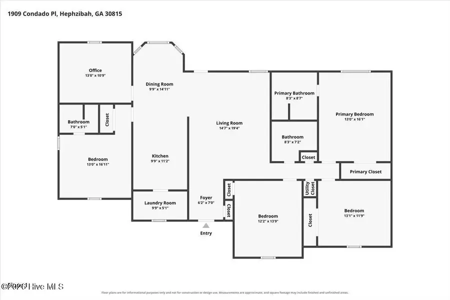 1909 Condado Place, Hephzibah, GA 30815 - #3