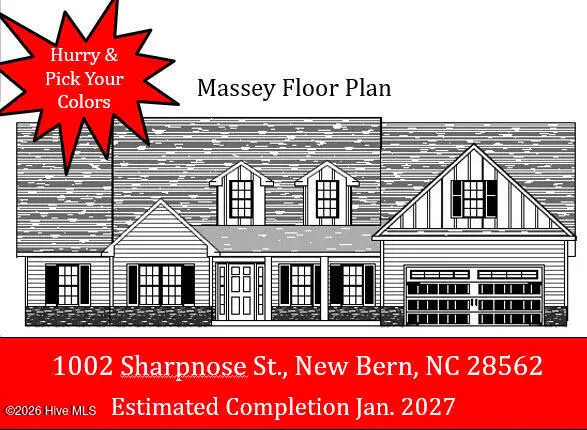 1002 Sharpnose Street, New Bern, NC 28562
