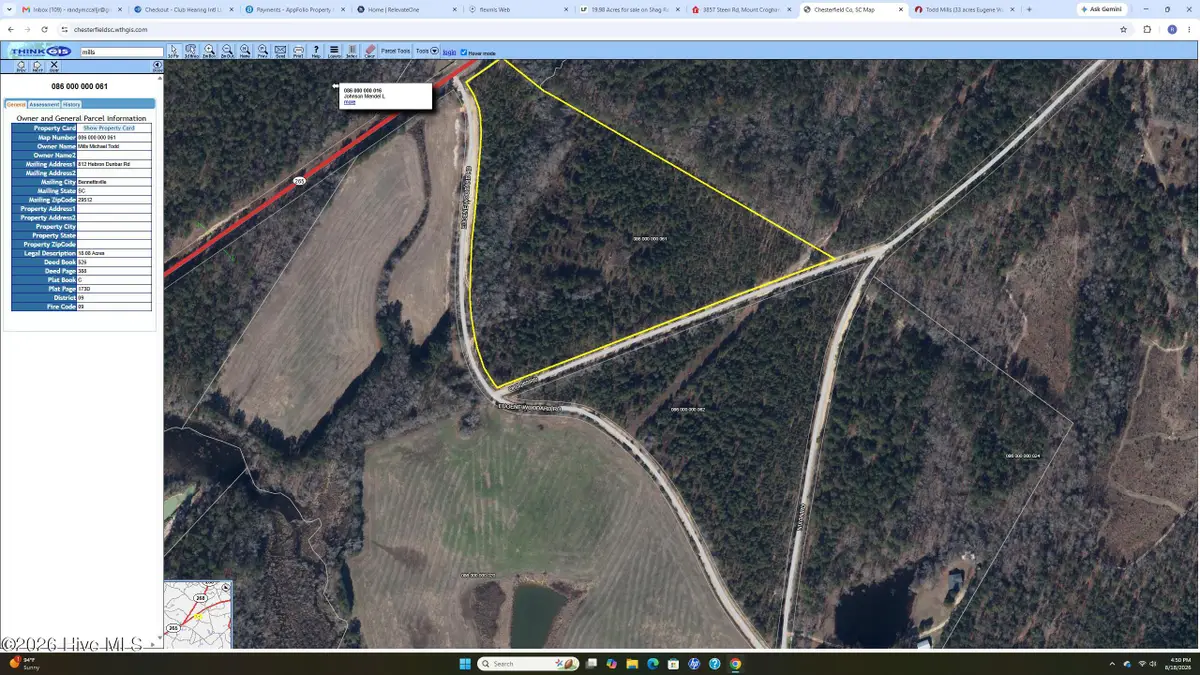 Tbd Eugene Woodward Road, Mount Croghan, SC 29727 - #1