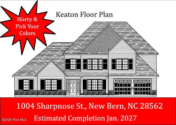 1004 Sharpnose Street, New Bern, NC 28562