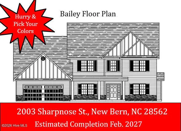 2003 Sharpnose Street, New Bern, NC 28562 - #1