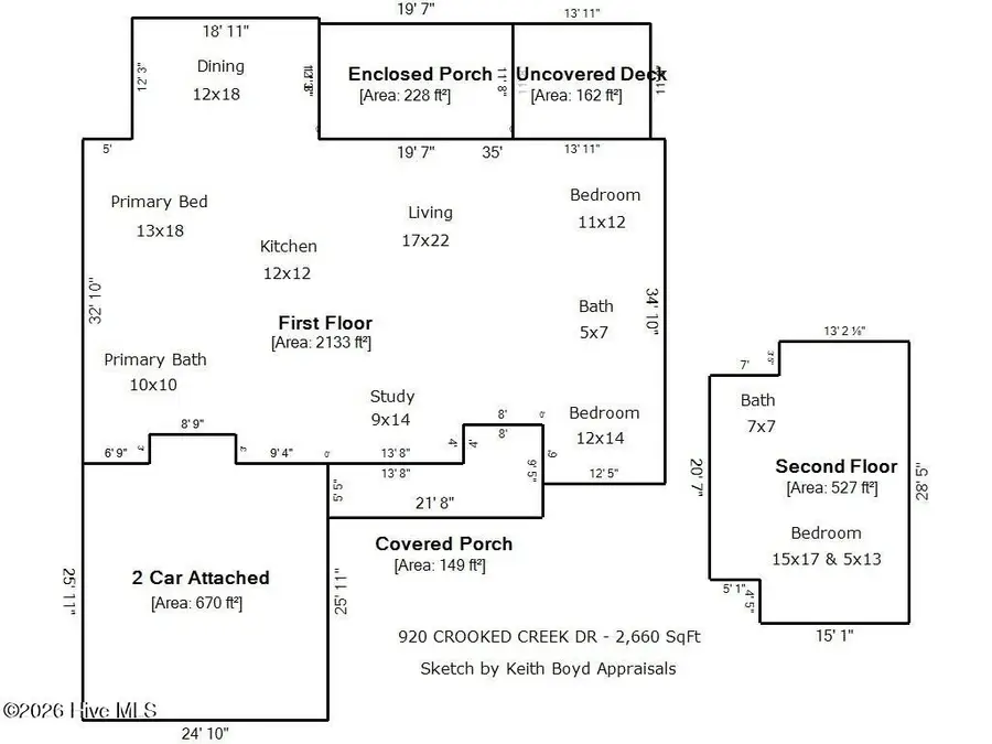 920 Crooked Creek Drive, New Bern, NC 28560 - #2