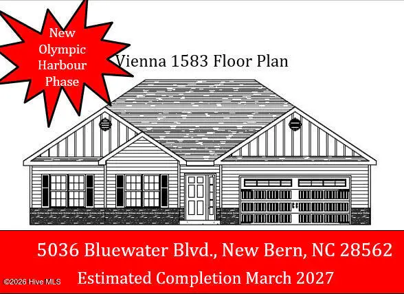 5036 Bluewater Boulevard, New Bern, NC 28562 - #1